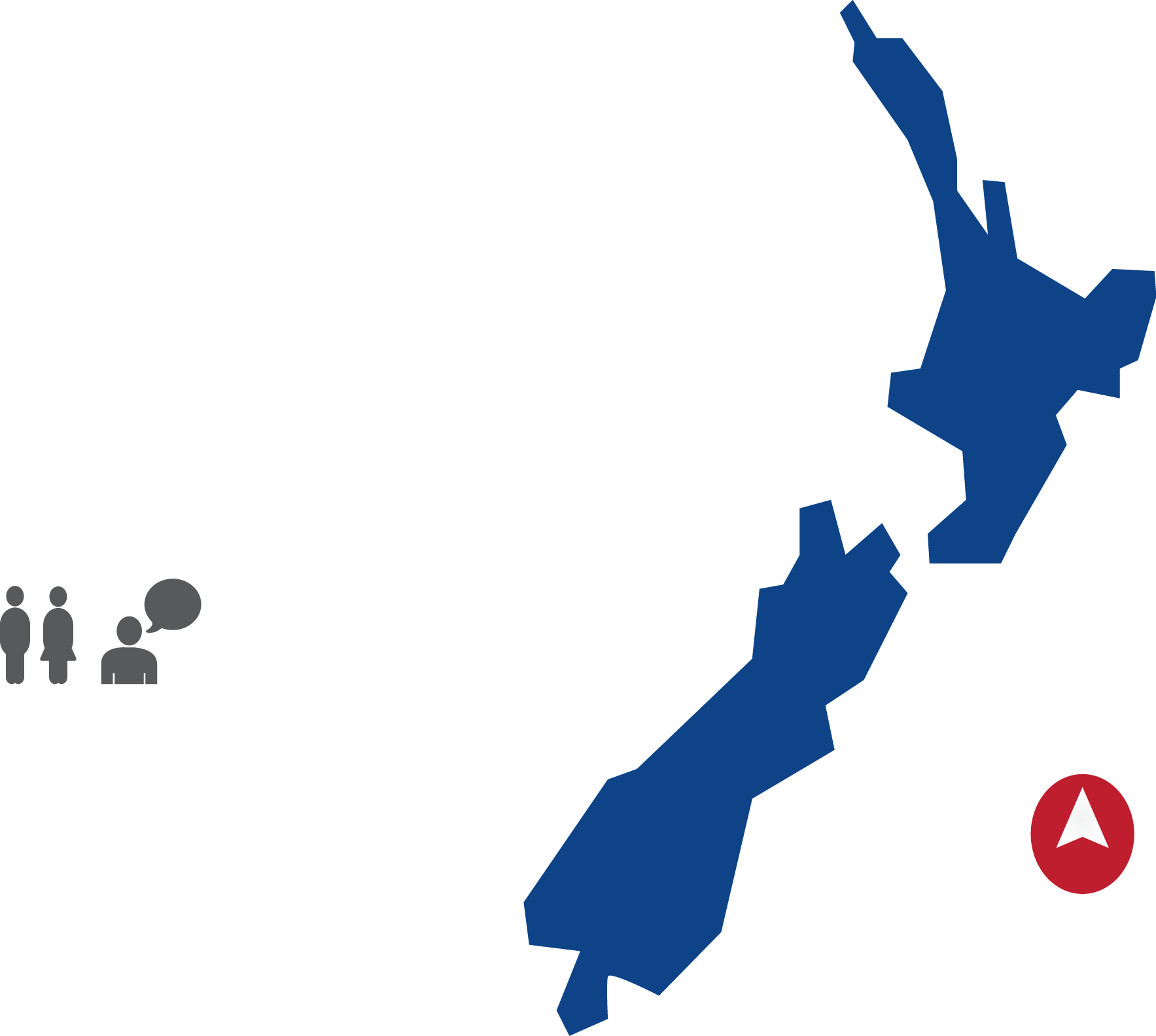 New Zealand State Highway 1 Vector Map Royalty-free - New Zealand Map Design (1767x1583)