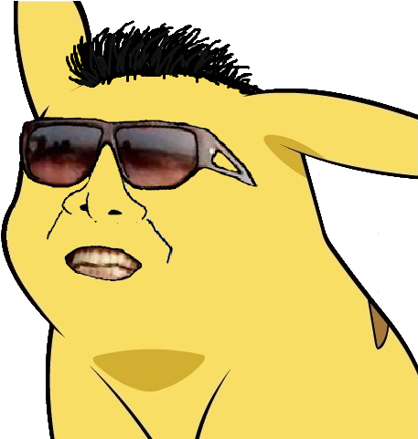 Pikachu Pokémon Go Eyewear Face Hair Yellow Nose Facial - Give Pikachu A Face (480x480)