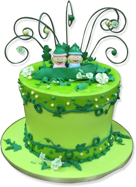 Order Now - Green Birthday Cake Images Png (700x650)