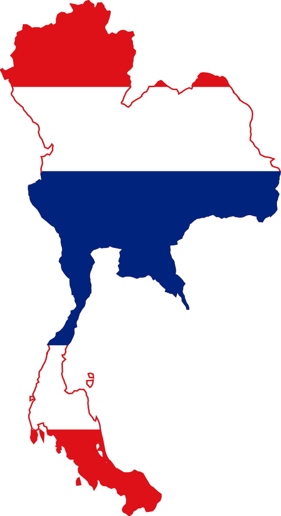 37 - Thailand - Thailand Flag Map (558x1024)
