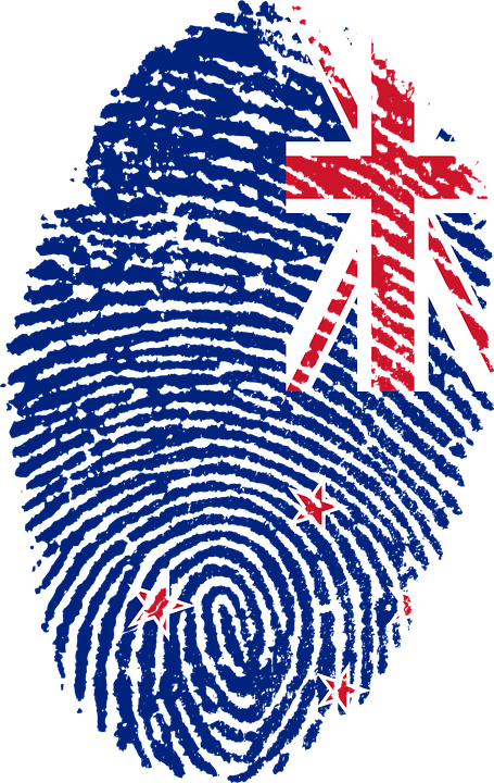 New Zealand, Flag, Fingerprint, Country, Pride - Ghanaian Art (455x720)