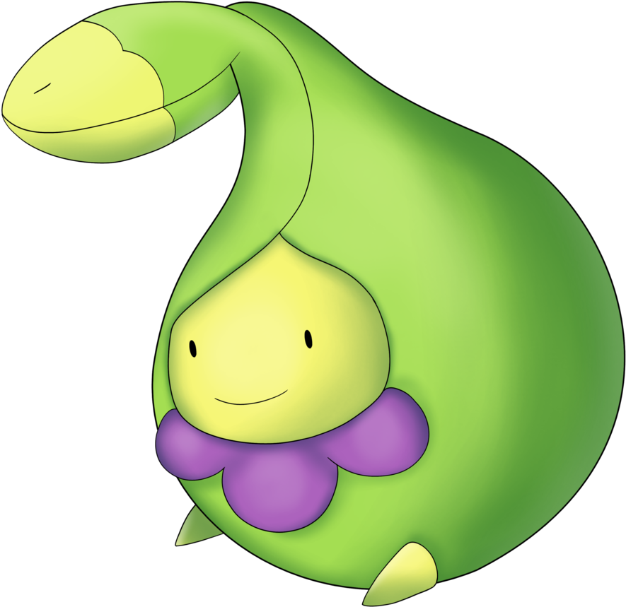 Shiny Budew Sitting By Roflmao The Clown - Shiny Budew (913x875)