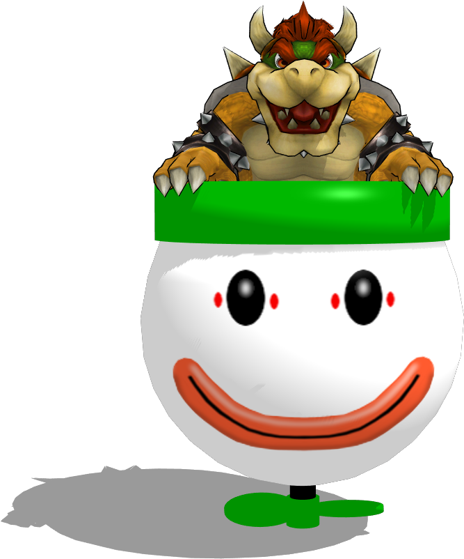 Koopa Clown Car By Shadowleswolf Koopa Clown Car By - Bowser (2000x960)