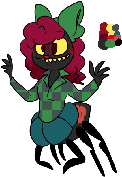 Trixy The Spider Clown By Circusshonny - Cartoon (674x662)