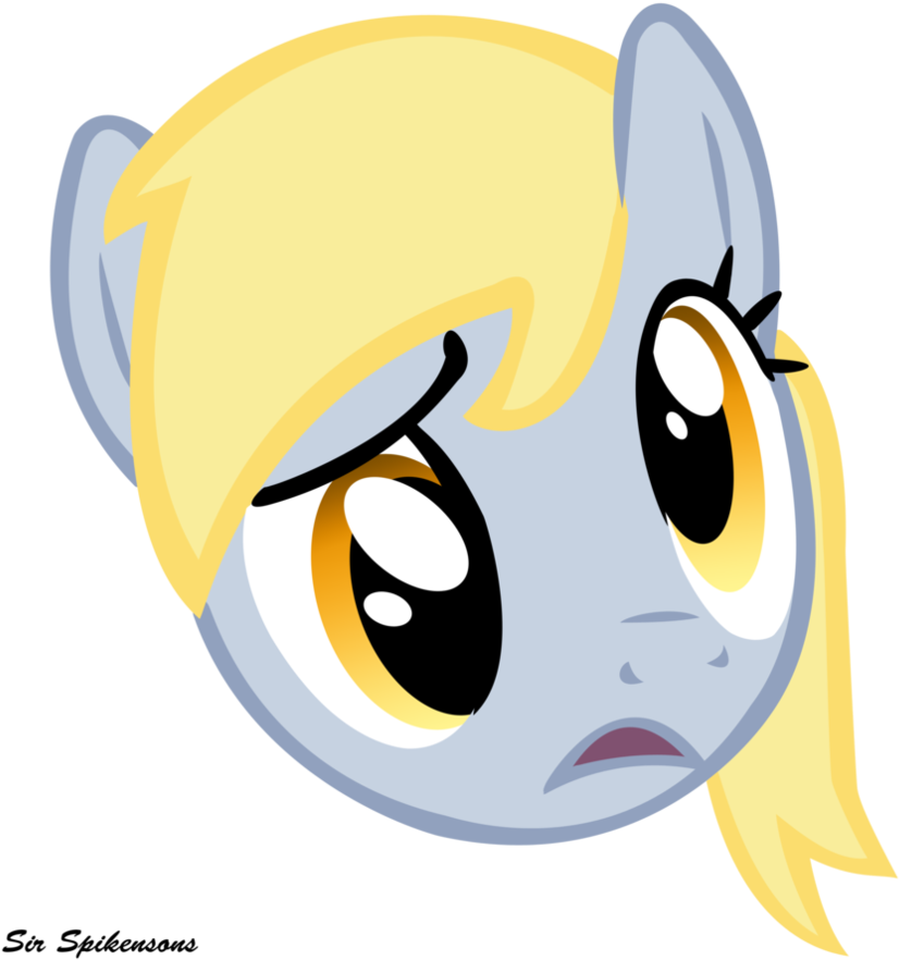 Derpy Lol Wut Face By Sirspikensons - Derpy Confused Face Png (894x894)