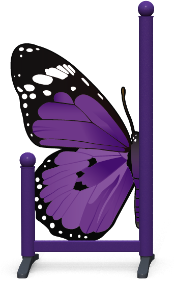 Wing > Butterfly > Purple Butterfly - Green (341x596)