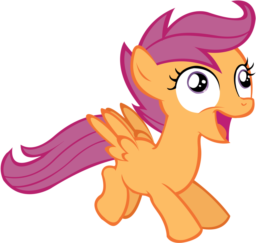 Happy/derp Scootaloo Vector By 30coloredowl - Scootaloo Didneyworl (900x900)