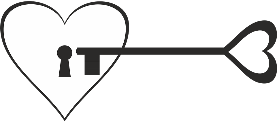 Castle Silver Cliparts 21, Buy Clip Art - Chave Coração Png (960x480)