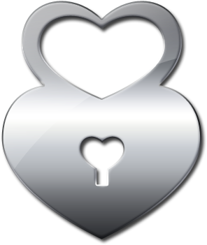 Heart Shape Lock Icon Image Galleries Clipart - Heart Locked With Key Hole (512x512)