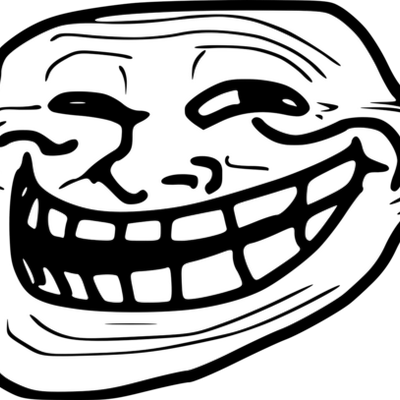 Herp A Derp - France Troll Face (400x400)