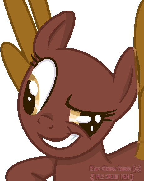 Herp A Derp I'm Foxy The Pirate - Pony Base Derp (463x583)