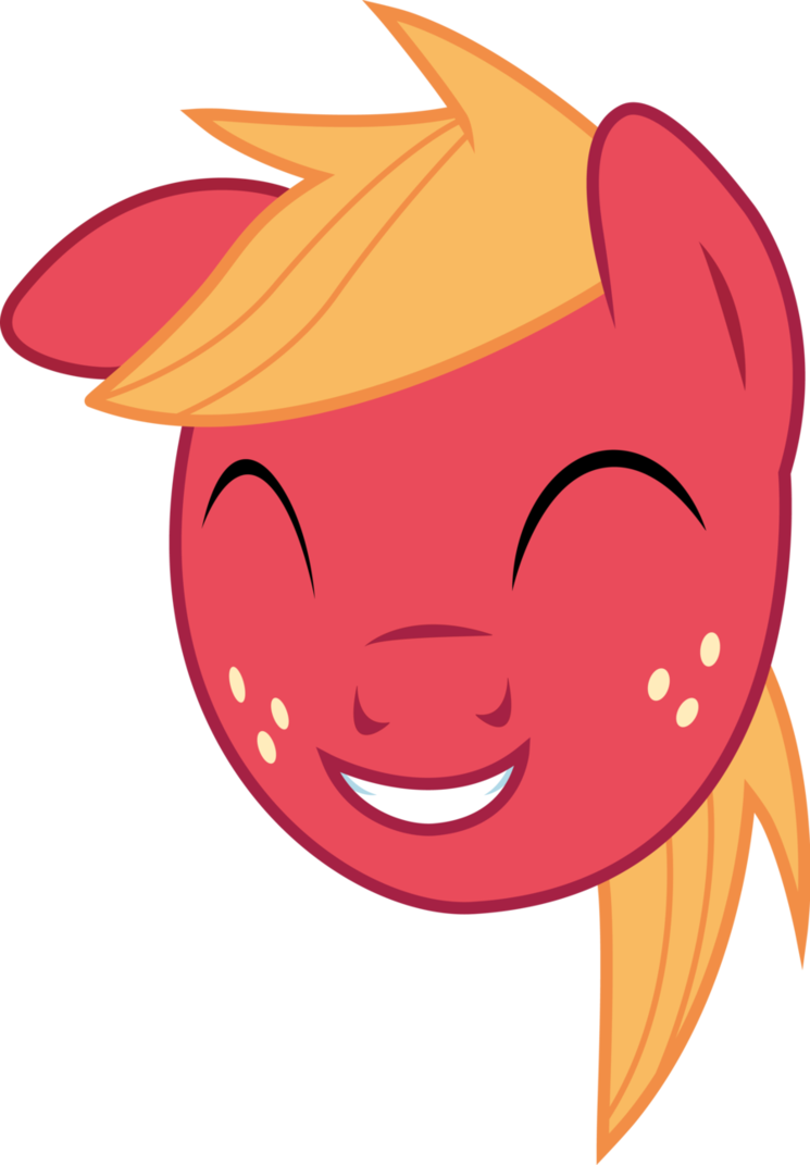 Big Mac Smile Vector By Rainbowderp98 - Big Mac Head Mlp (745x1071)