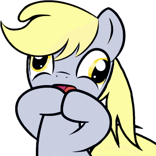 Noobpwnerr, Cute, Derp, Derpabetes, Derpy Hooves, Female, - Illustration (526x541)