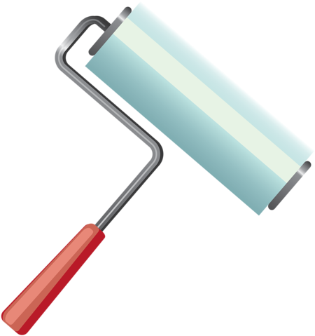 Paint Roller - Paint Roller Clip Art (478x500)