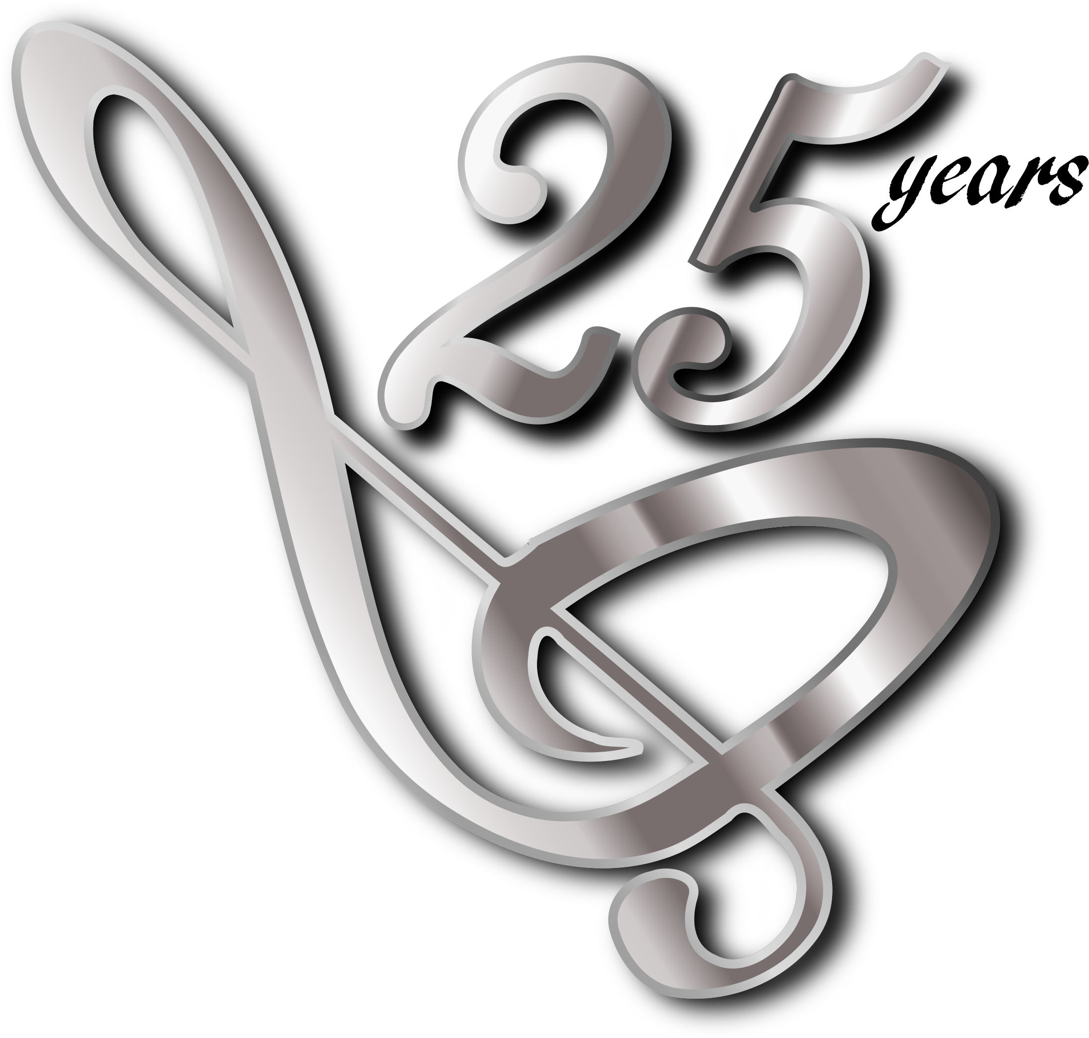 Silver Jubilee - 25 Years Silver Jubilee Logo (2311x2400)