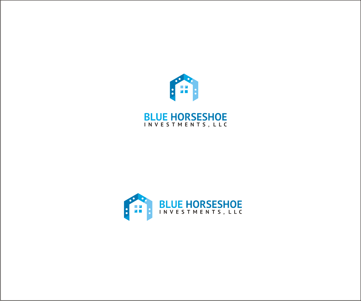 Logo Design By Nusdofficial For Blue Horseshoe Investments, - Parallel (1202x1002)
