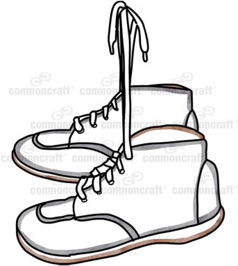 Baby Shoes Hanging - Shoe (400x400)