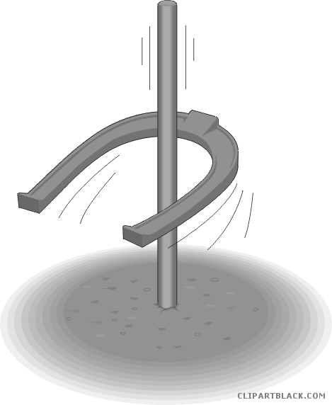 Horseshoe Animal Free Black White Clipart Images Clipartblack - Horseshoe (469x572)