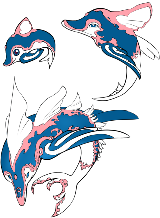 Pokemon Concept For A Water Starter - Cartoon (800x775)