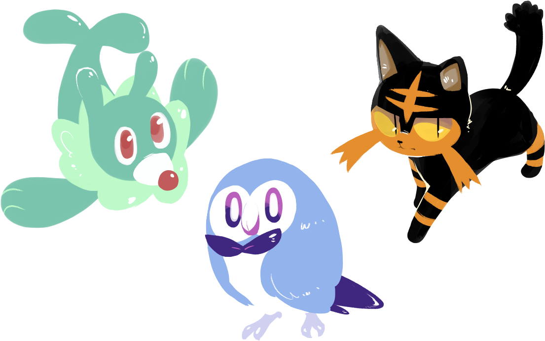 All Shiny Pokemon Sun And Moon Images - Sun And Moon Shiny Starter (1240x800)