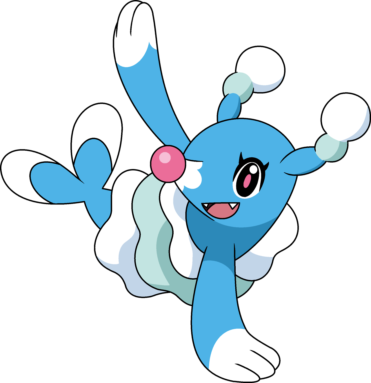 Brionne Water Type Pokemon Pokemon Sun And Moon Pokemon - Pokémon (1280x1319)