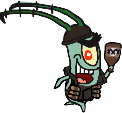 Plankton Demo Spray By Luigimariogmod - Spongebob Spy Png (512x512)