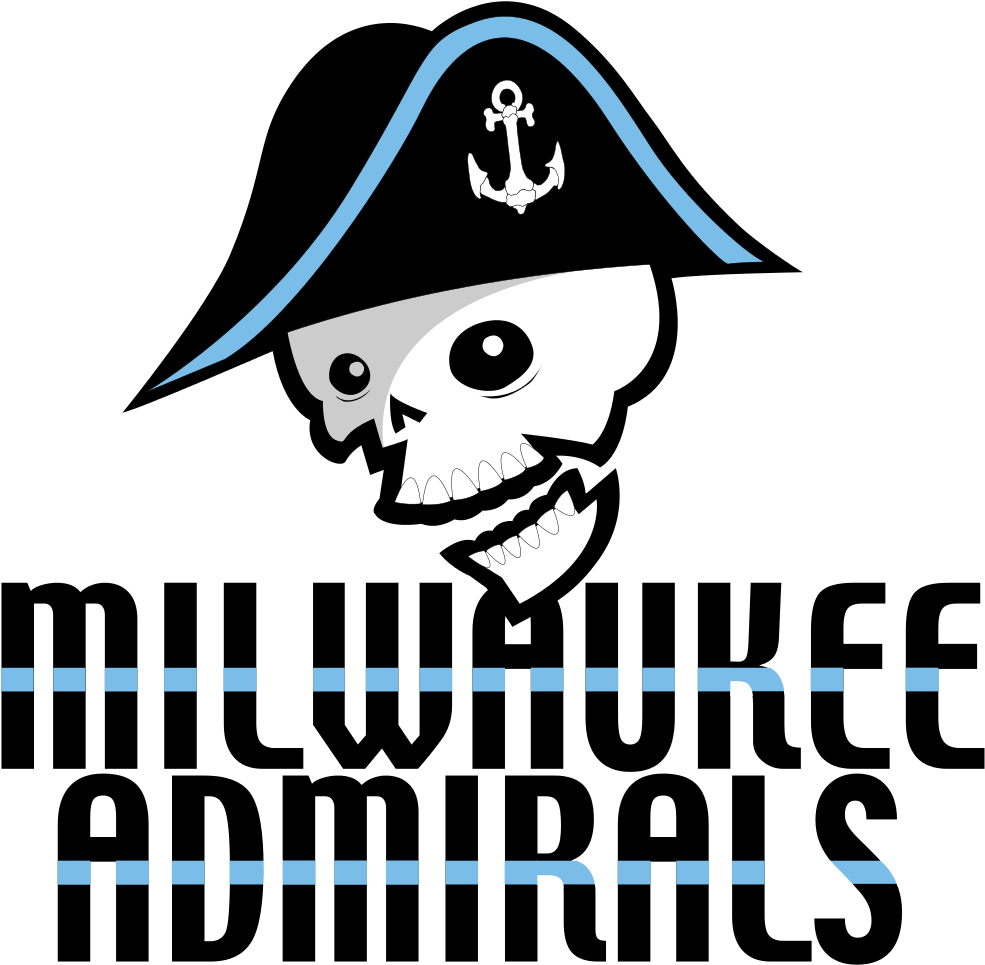 Milwaukee Admirals - Svg - Milwaukee Admirals Logo History (1024x1024)
