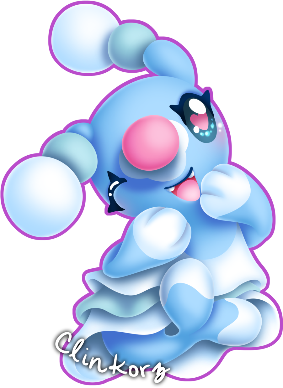 Brionne Pokemon Popplio Water Starter Water Type Water - Cartoon (1280x1280)