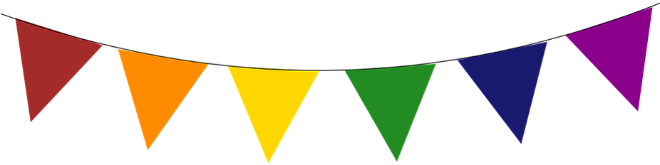 Vaughn's Kindergarten Amigos - Red Flag Banner Clipart (925x247)