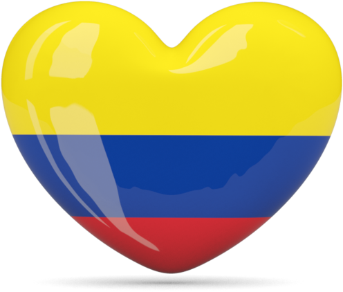Download Flag Icon Of Colombia At Png Format - Colombia Flag Heart Png (640x480)
