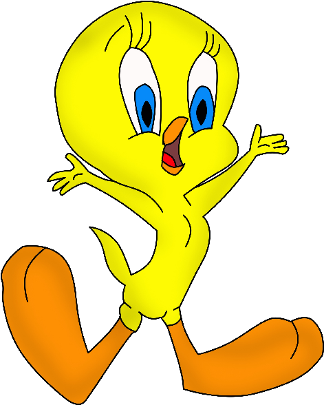 Tweety Cartoon Clip Art - Tweety Bird Clipart (600x600)