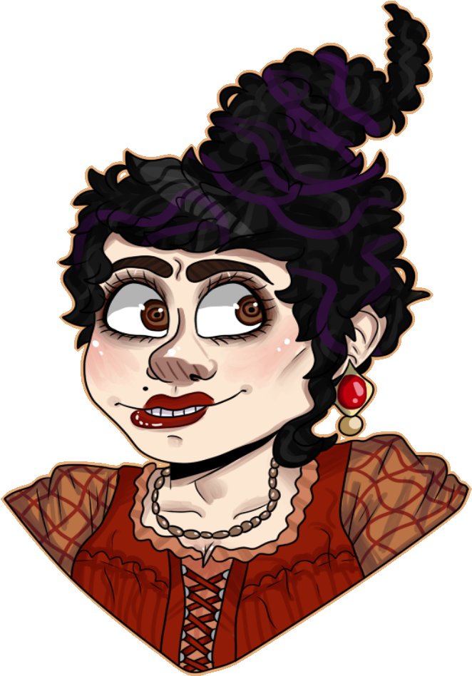 Mary Sanderson By The Invader Trixie - Illustration (720x960)