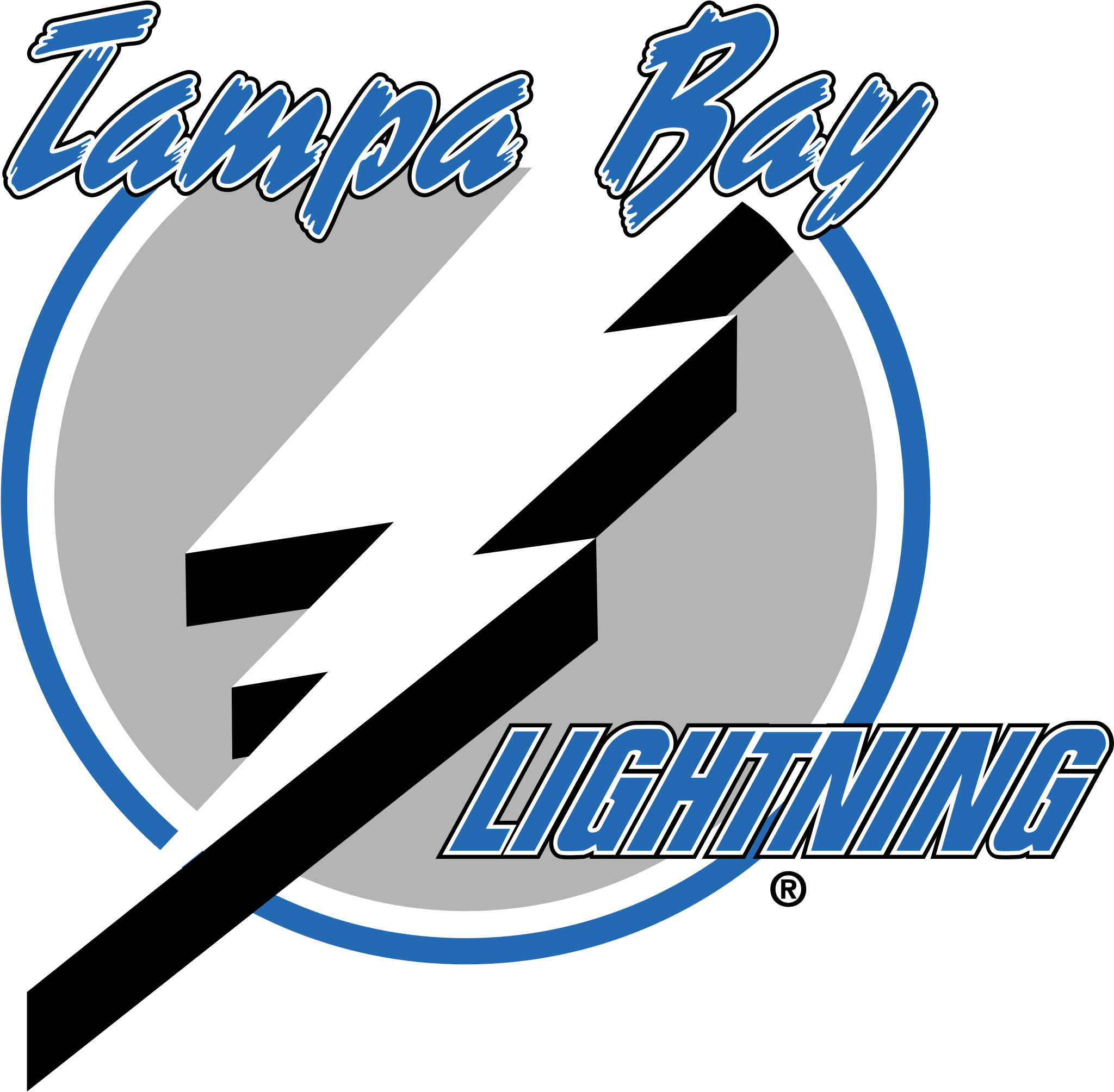 Tampa Bay Lightning Logo Png Transparent Svg Vector - Tampa Bay Lightning  Decal - (2400x2400) Png Clipart Download