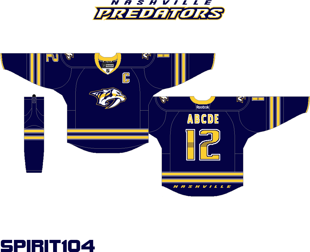 I'm Also Really Looking Forward To The Day That The - Nashville Predators Jersey Concepts (1090x912)