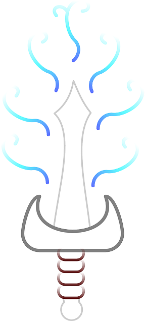 Wizardry Sword, Magic, Glowing, Wizardry - Portable Network Graphics (320x640)