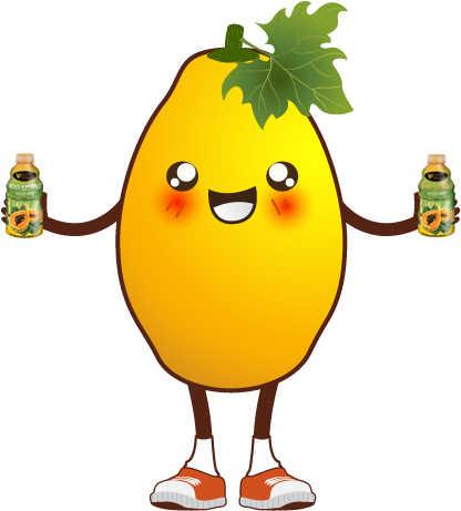 Papaya Is Healthy For Kids Too - Duck Clipart (514x520)