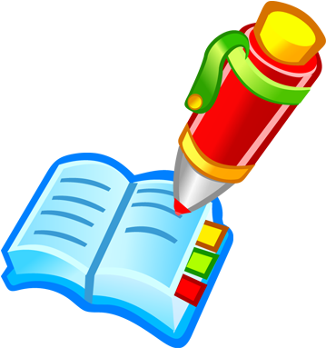 The After School Program Begins At School Dismissal - Book Icons (386x402)