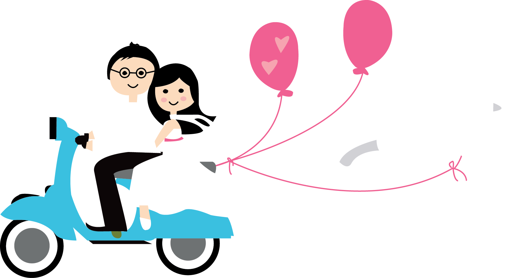 Download and share clipart about Wedding Vespa Kartun, Find more high quali...