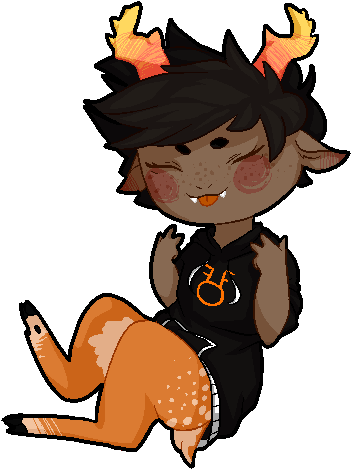 Dumb Deer Boy By Acceptable-trash - Cartoon (505x531)
