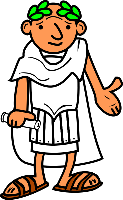World History Clipart Emperor Clipart History Clip - Augustus Caesar Clipart (492x800)