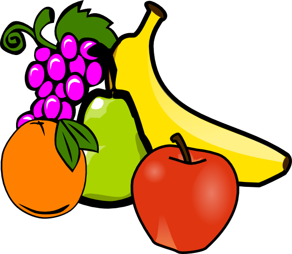 Fruit And Vegetables Clipart Fruit Clipart Png - Wildes Bündel Ww Karte (600x522)
