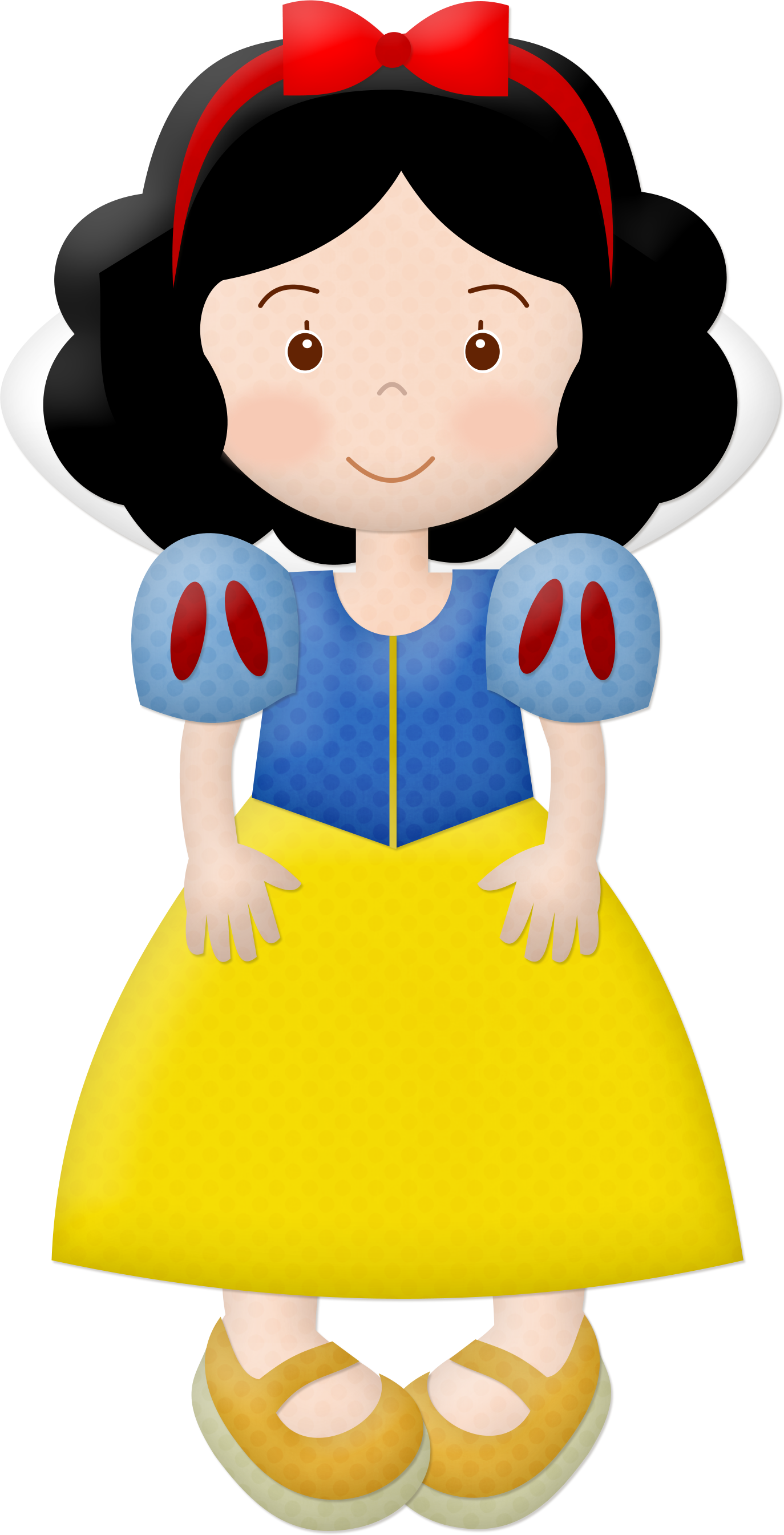 Snow White, Clip Art, Seven Dwarfs, Murals, White People, - Cartoon (1374x2690)