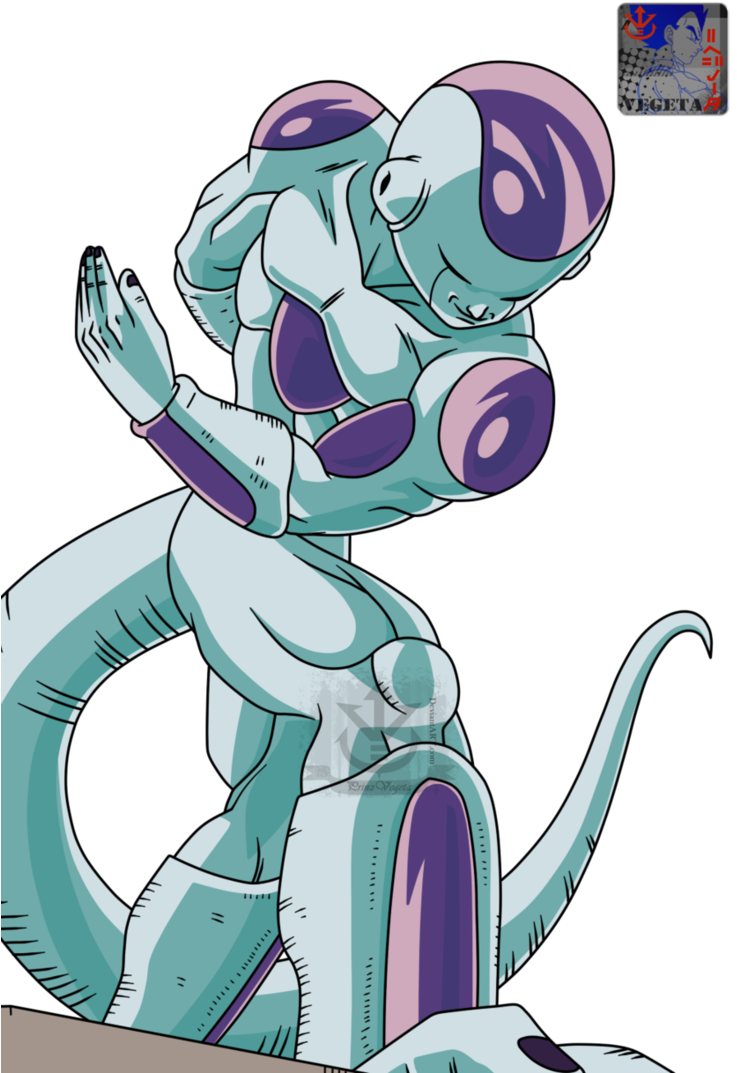 Freezer - - Lineart 56 - - - Dragon Ball Z Freezer Pose (739x1081)