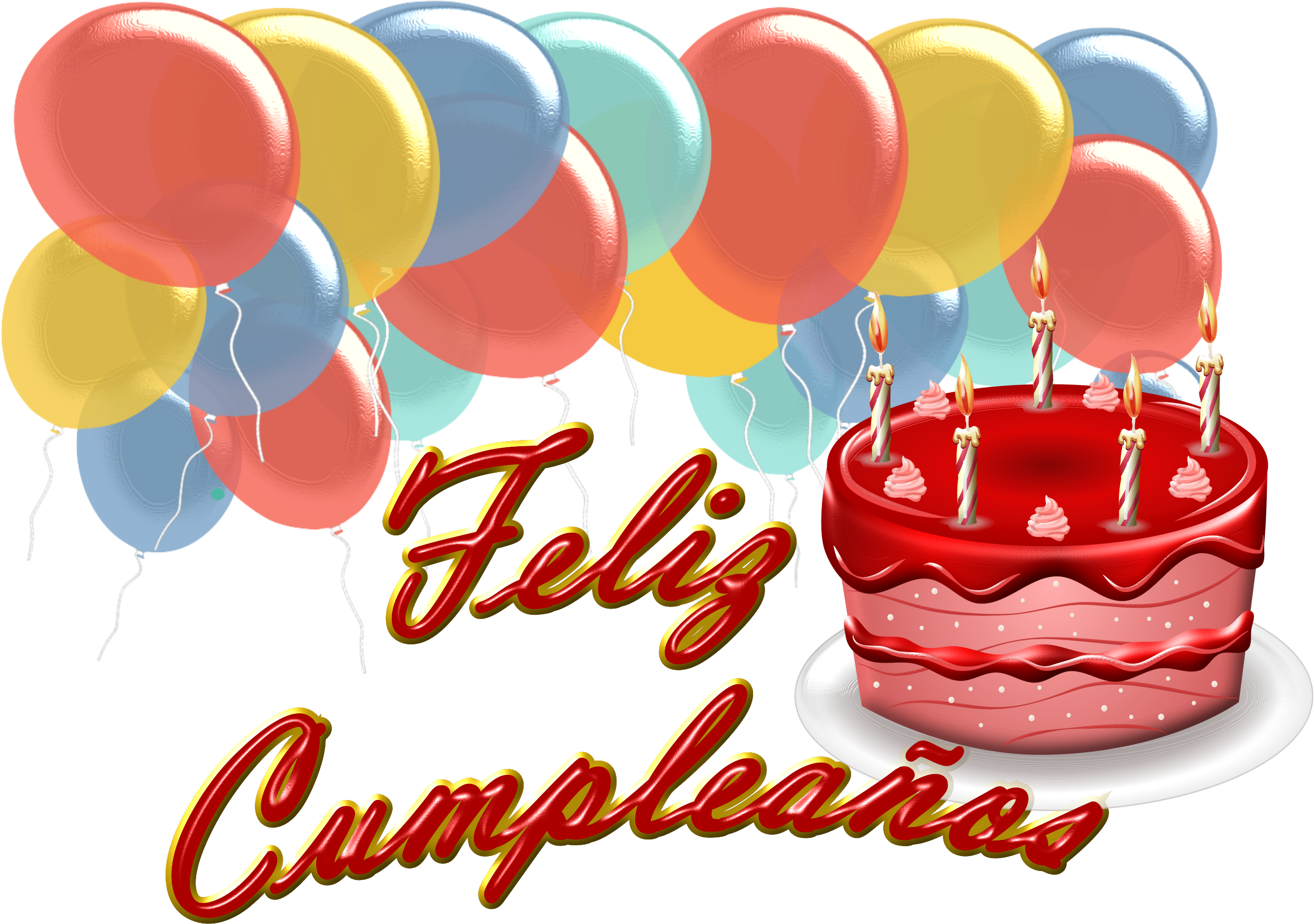 Texto Feliz Cumple 03 By Creaciones Jean - Creaciones Feliz Cumpleaños Png (3000x2165)