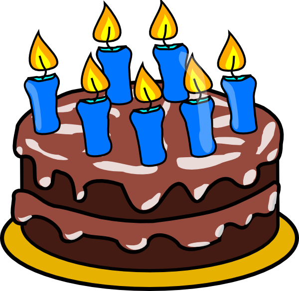 Birthday Cake With 9 Candles (600x585)