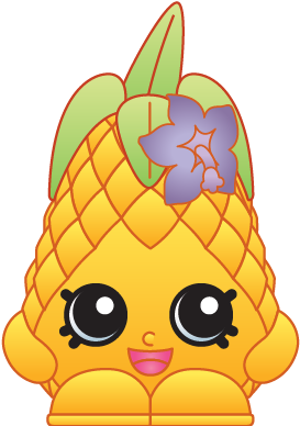 Fruit Clipart Shopkins - Shopkins Pineapple Crush (400x400)