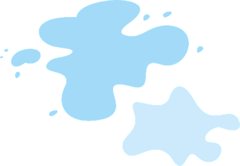 Task Blue Splash Water Painting Liquid Spl - Tache D Eau Png (492x340)