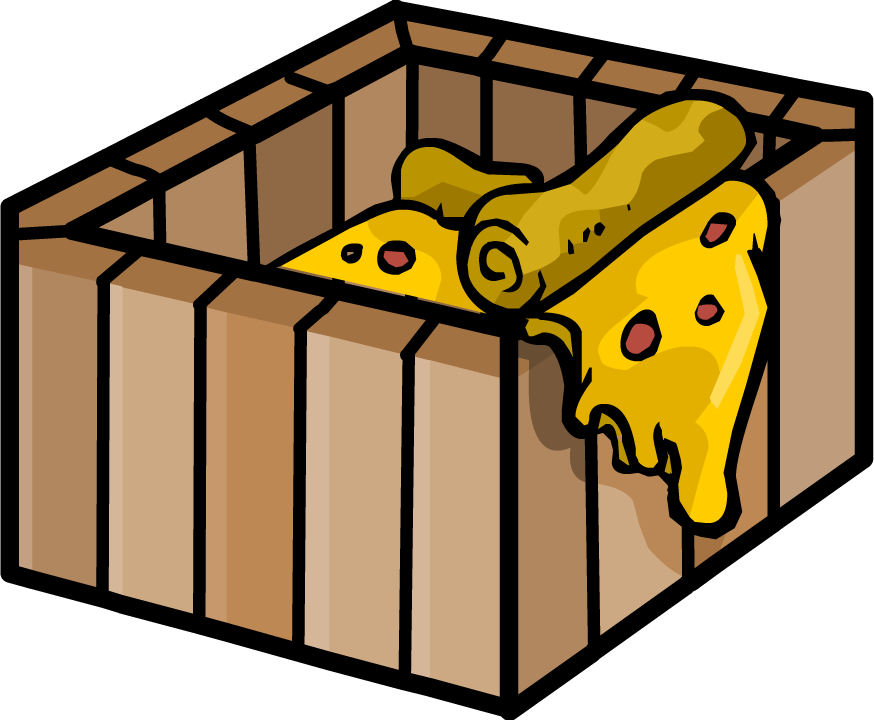 Image - - Club Penguin Furniture Pizza (874x720)