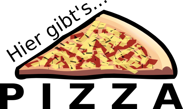 Pizza Clip Art - Pizza Slice Clip Art (600x358)