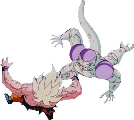 Goku Vs Freezer By 19onepiece90 - Goku Vs Freezer Png (524x461)